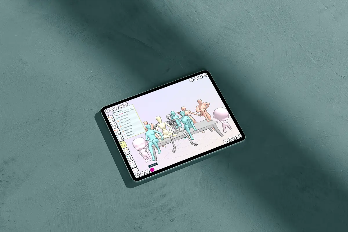 Just Sketch Me export and sharing features